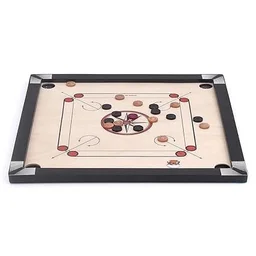 Carrom Board, 20 Inch Small Size, 2-4 Players, Age 12+