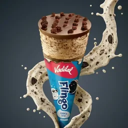 Cookie Disc Flingo Ice Cream Cone