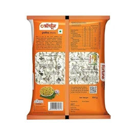 FORTUNE Thick Poha, Source of Fibre and Protein, 500grams