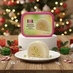 Baskin Robbins Iranian Pistachio Kulfi Ice Cream Cake Slice