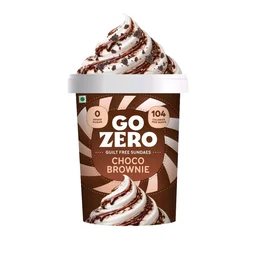 Go Zero Choco Brownie Sundae Guilt Free Ice Cream Tub,500 ml
