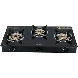 SINGER 3GL  GLASS GAS STOVE 3 BURLA  STOVE