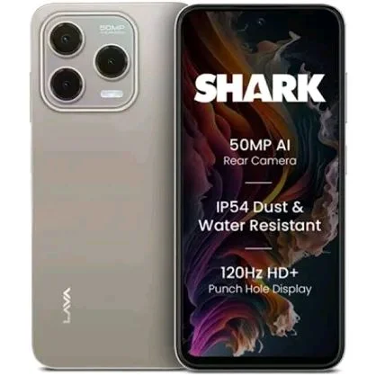 Lava  Shark 5G 4 GB ,64GB Rom , Titanium Gold 