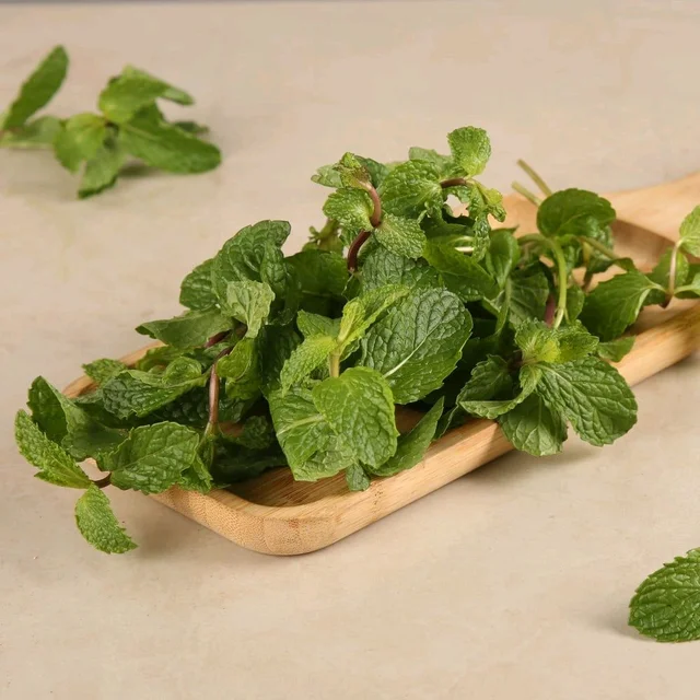 Mint Leaves (Without Roots) (Pudina) 1kg - 1kg