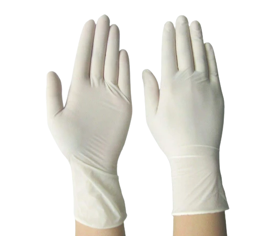 Latex Exam Gloves  XS