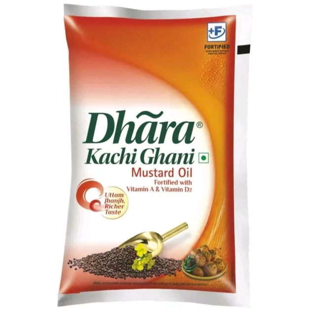 Dhara Kachi Ghani Mustard Oil 