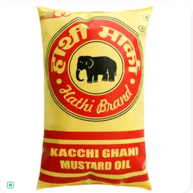 Hathi Kachi Ghani Mustard Oil 