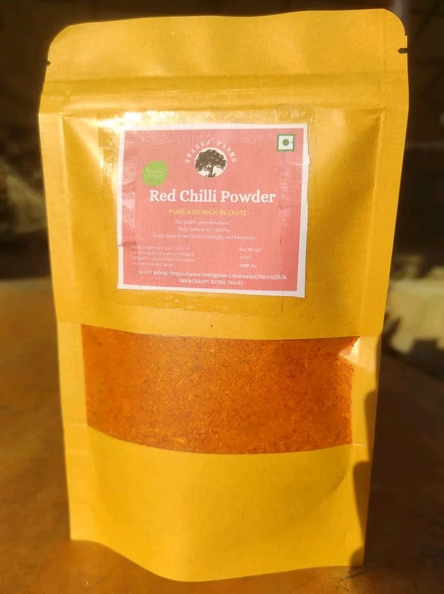Red Chilli Mirchi Powder 100 Gram Packet | Lal Mirch