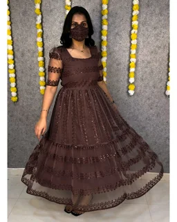 Princess Frock - 4XL, Choco