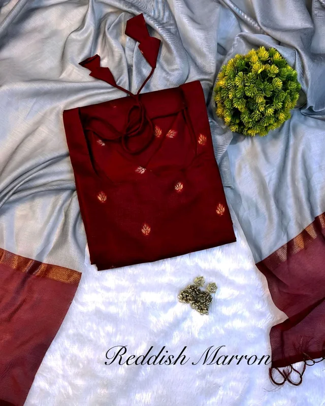Silk Kurta Set - S, Maroon