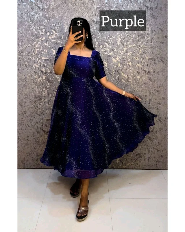 Diamond Frock - 5XL, Puple