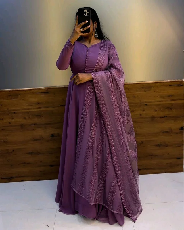 Pongal Gown - S, Onion