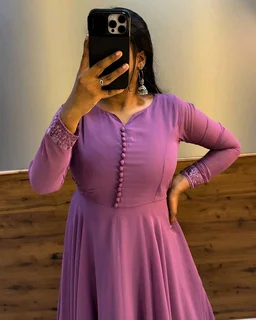 Pongal Gown - M, Onion