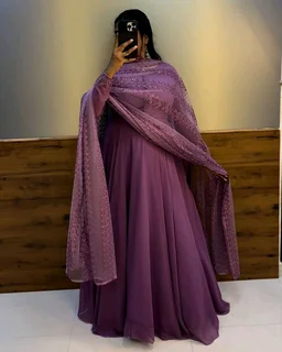 Pongal Gown - M, Onion