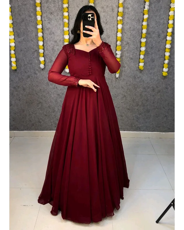 Angel Gown - XL, Maroon