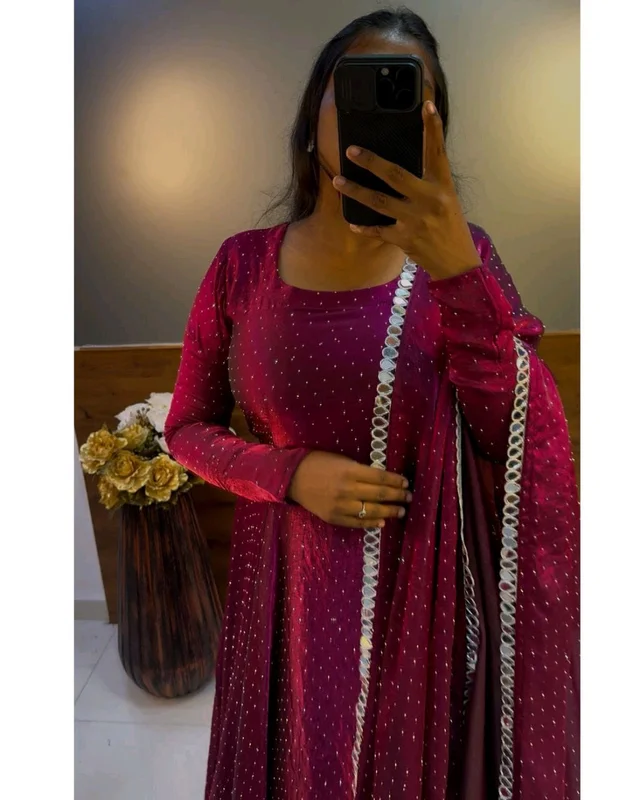 Riya diamond - 4XL, Wine