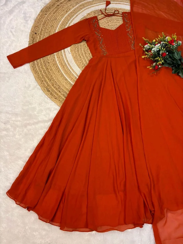 Yamuna - S, Rust Orange