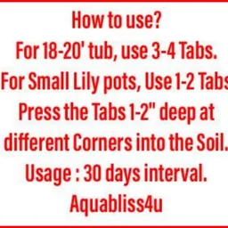 Growlife Slow-Release Growth & Bloom Fertilizer Tablet - 2 Packets Approx 100 Tabs