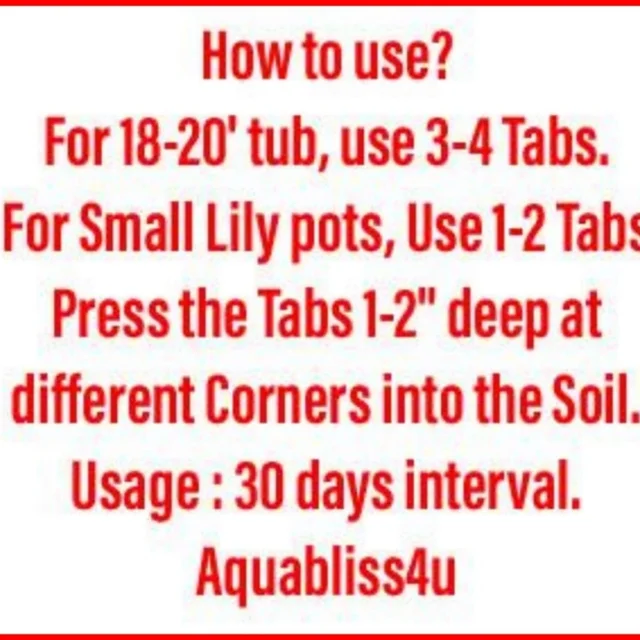 Growlife Slow-Release Growth & Bloom Fertilizer Tablet - 2 Packets Approx 100 Tabs
