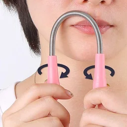 Hair Remover Spring Stick for Women – Removes Unwanted Hair on Upper Lip, Chin, Face, or Neck – Smooth & Quick Shaving Tool|SKVWORLD