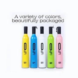 Bottle Umbrella โ Stylish UV Protection Compact Umbrella for Travel, Beach, & Outdoor Events