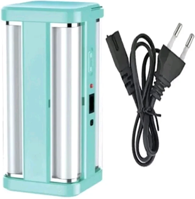 Akari Rechargeable Emergency Light | 80W Ultra-Bright | Solar & C-Type Charging | 360° Adjustable | 4-Hour Backup | Overcharge Protection