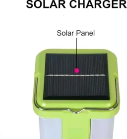 Akari Rechargeable Emergency Light | 80W Ultra-Bright | Solar & C-Type Charging | 360° Adjustable | 4-Hour Backup | Overcharge Protection