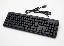 Quantron Master Wired Keyboard and Optical Mouse Combo (QKB-14 & QMU-535) | Ergonomic Desktop Set with 1-Year Warranty
