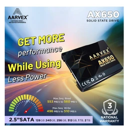 AARVEX 128GB SATA SSD (AX650)