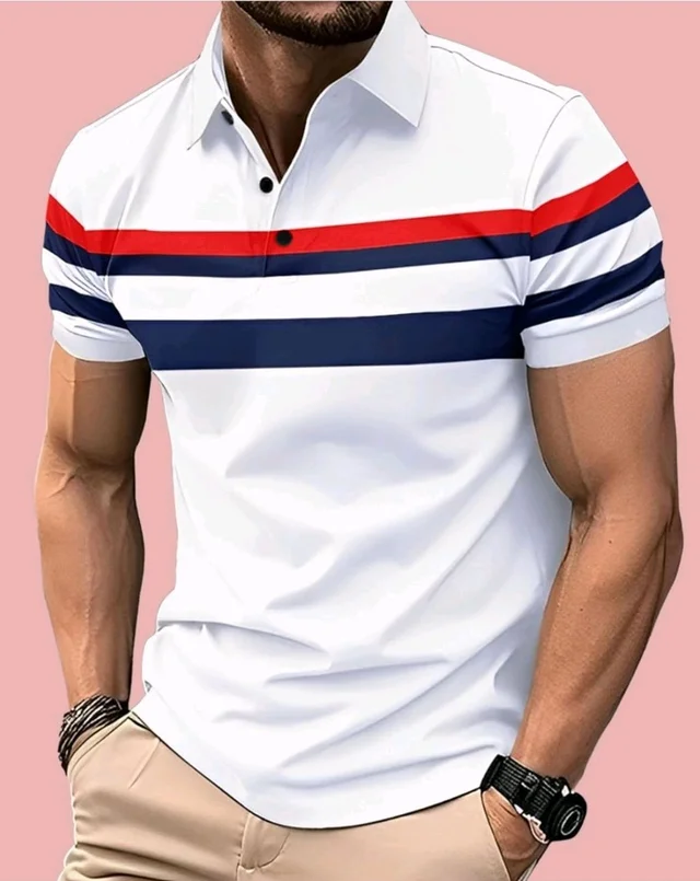 AUSK Men Polo Tshirt with Half Sleeve Regular Fit
- M, White
