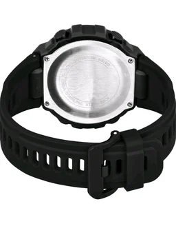 Shocknshop Digital Sports Stylish Multifunctional Electronic LED Black Dial Wrist Watch for Men Boys -WCH78 - Black