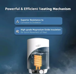 V Guard V-Guard Zio 15 Litre Water Heater for Home | BEE 5 Star Rating | Advanced Multi-layered Safety | Suitable for Hard Water & High-rise Buildings | White
Amazon's Choice - White
