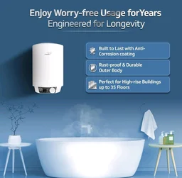 V Guard V-Guard Zio 15 Litre Water Heater for Home | BEE 5 Star Rating | Advanced Multi-layered Safety | Suitable for Hard Water & High-rise Buildings | White
Amazon's Choice - White
