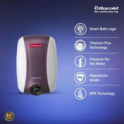 Racold Eterno Pro Storage Water Heater (Geyser)25L-ABS Body-Corrosion Prevention with Titanium Enameled Coating,7Yrs Tank Warranty,Energy Efficient, BEE 4 star rating