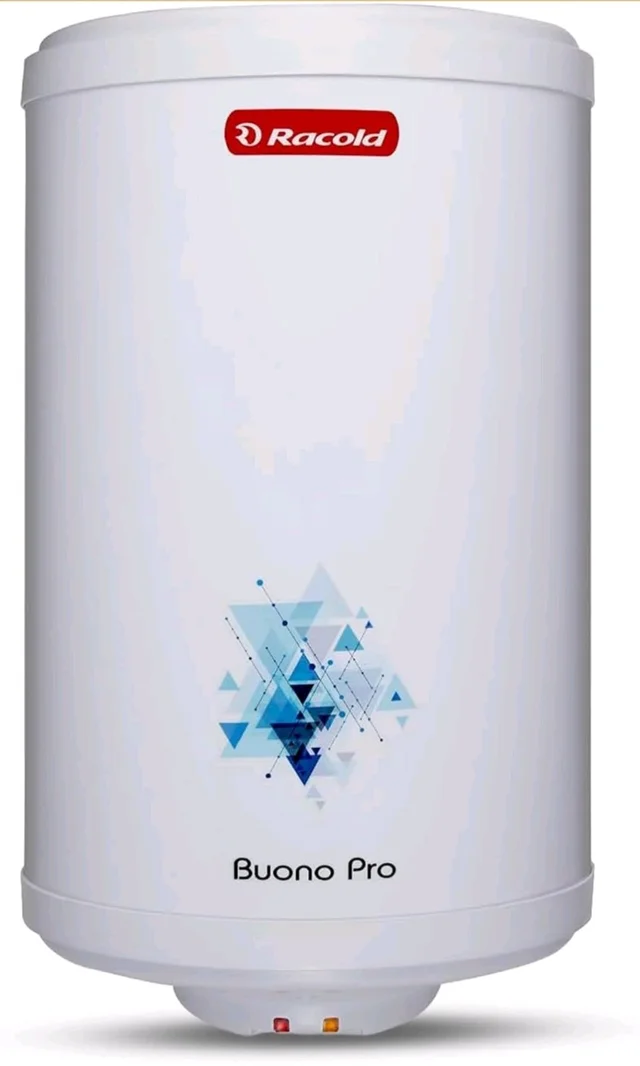 Racold Buono Pro NXG 10L ABS Body 5 Star Water Heater (Geyser) 5+2 Yrs Tank Warranty, Corrosion Prevention With Superior Titanium Enameled Tank Coating, Suitable for Buildings, for elegant aesthetics - White