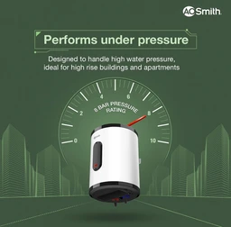 A0SMITH AO Smith Geyser VAS PLUS 15 Litre | 5 Star BEE Rating | Powerful 2KW Water Geyser for Bathroom | 2X Corrosion Resistant | Storage Water Heater | Warranty: 7Yr Tank, 3Yr Heating Element, 2Yr Overall - Alto