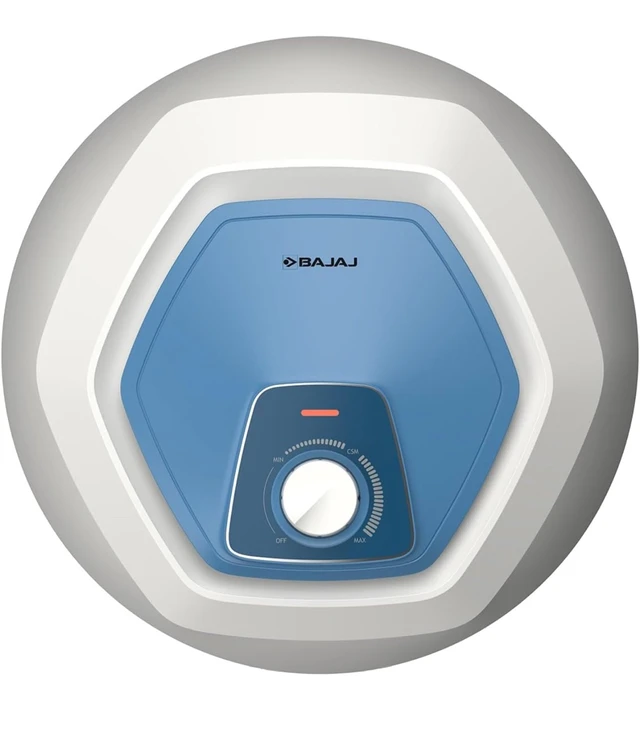 BAJAJ Bajaj Armour Contempo 15L Storage Water Heater | 5 Star Bathroom Geyser | Faster Heating | Thermo-Knob | Shock-Resistant, Rust-Proof | Child Safety | 10Y Tank 6Y Element 4Y - White