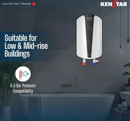 Kenstar Jacuzzi Neo |5.5L|3000-Watts Powerful Heating | Electric Instant Water Heater (Geyser) |High Grade SS Tank with Advanced 4 Level Safety| Rust-Proof| White|
62%
off
- White