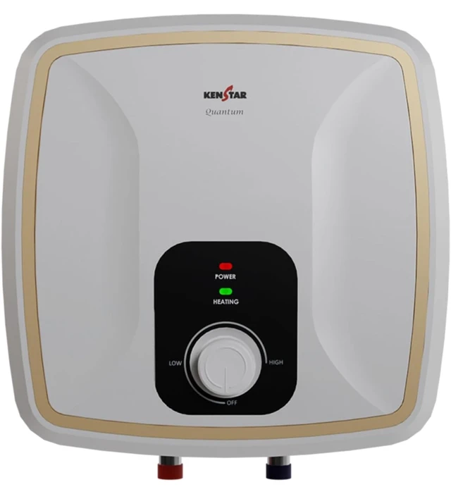 KENSTAR Kenstar Quantum 15-L, 5 Star Rated Storage Square Water Heater with Superior Glassine Coated Tank, Powerful 2000W Heating Element, (White and Orange)
58%
off
- White