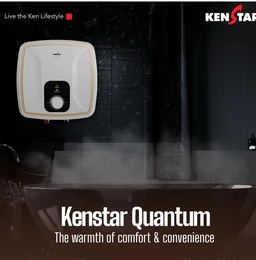 KENSTAR Kenstar Quantum 15-L, 5 Star Rated Storage Square Water Heater with Superior Glassine Coated Tank, Powerful 2000W Heating Element, (White and Orange)
58%
off
- White