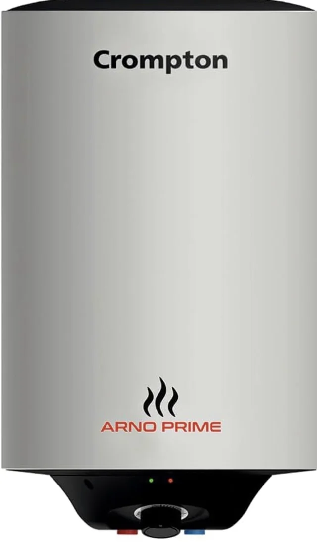 Arno prime Crompton Arno Prime 10-L Geyser |Anti-Scale Technology |5 Star Energy Efficient Storage Water Heater |Advanced 3 Level Safety |Suitable for High Rise Buildings |8 Year Tank & 4 Year Element Warranty - Silver