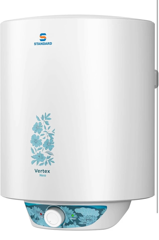 Havells Standard By Havells Vertex Neo 4 Star 10L Storage Water Heater(Geyser)|Faster Heating|Safe to Use|Saves Electricity|Hydro Guard Coated Anti Rust Tank|Temp. Setting Knob|5 Yr. Tank Warranty| White
43%
off
- White