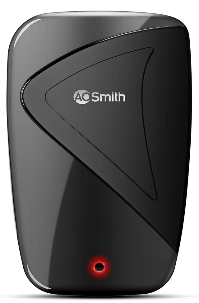 AO Smith EWS Pro Instant 5 Litre Water heater with 3kW Express Heating | Premium & Compact Design | Instant Geyser for Bathroom & Kitchen | 5 Year Tank Warranty | Hose Pipes Included
- Black