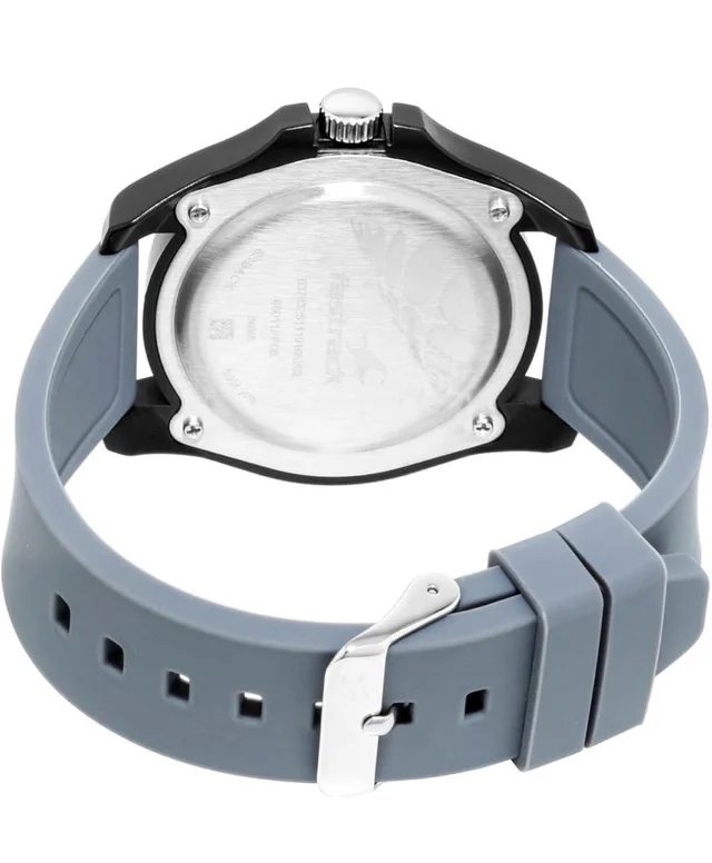 Fastrack Tees Analog Grey Dial Unisex-Adult Watch-68011PP08