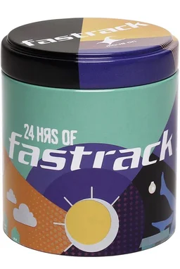 Fastrack Tees Analog Grey Dial Unisex-Adult Watch-68011PP08