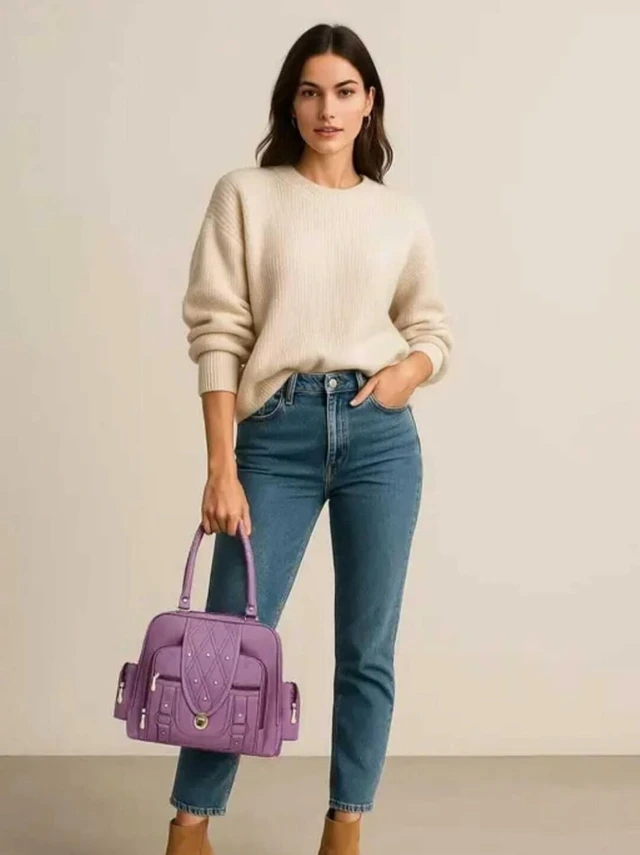 ASK FASHION Women’s Stylish Handbag | Elegant Everyday Carry Bag for Work, Travel & Daily Use | Spacious, Lightweight & Trendy DesignDMR-734848-686