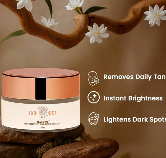 BiE (BEAUTY IN EVERYTHING BiE Anti Pigmentation Kit | Treats Pigmentation, Melasma, Dark Spots & Ageing Spots | 3 pcs - O2 WOW Mask, Halo Face Oil, Superpower Eternal Youth Cream | Unisex