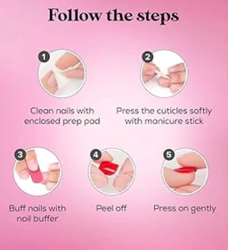 RENEE Stick On Nails Glossy Nails 10| 30 Reusable Artificial Fake Nail Set| Lightweight & Long Lasting| Easy To Use| Quick Fix For Festivals & Special Occasions
17%
off