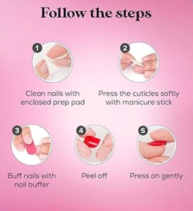 RENEE Stick On Nails Glossy Nails 10| 30 Reusable Artificial Fake Nail Set| Lightweight & Long Lasting| Easy To Use| Quick Fix For Festivals & Special Occasions
17%
off