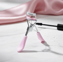Midazzle Premium Eyelash Curler For Women - Suitable for all eye shapes | Offers Perfect Curls | Comfortable to Hold | Elegant Design | An Eye Makeup Tool Comes with silicon base - Pink (MIEL3102)